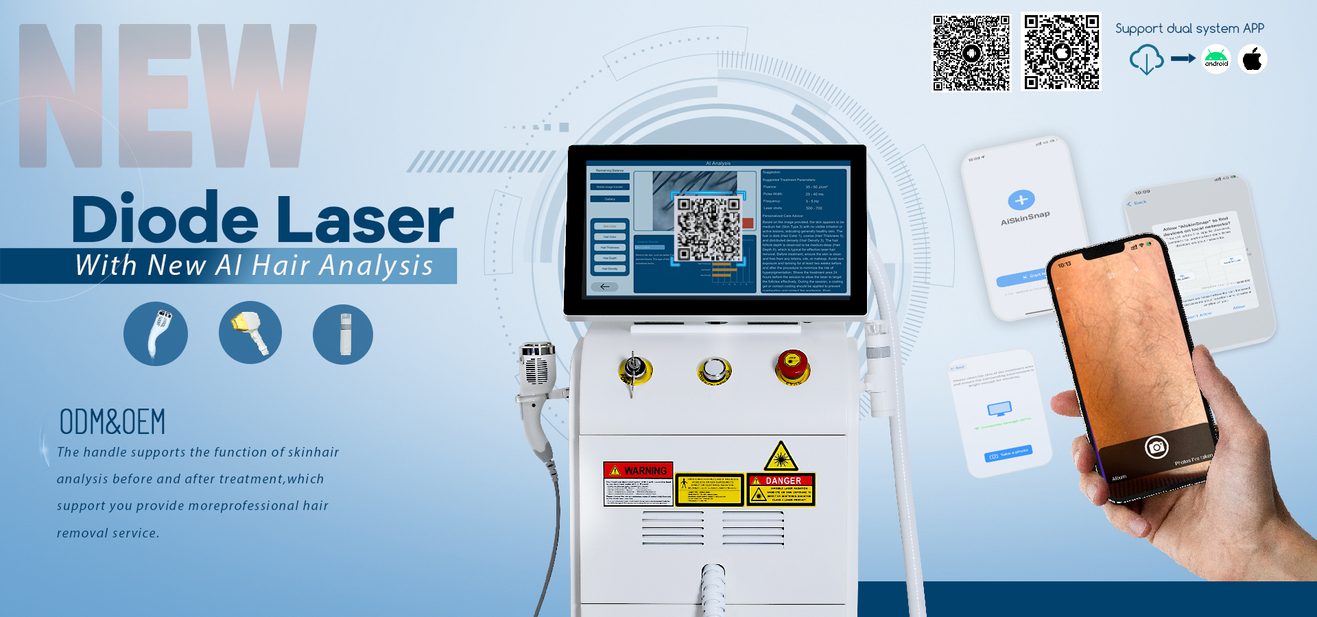 Chất lượng máy tẩy lông bằng laser diode Nhà máy